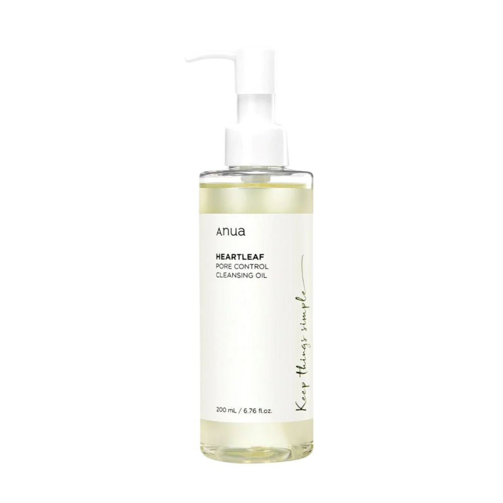Anua Heartleaf Pore Control Cleansing Oil (200 ml) - Korean Eden Anua Heartleaf Pore Control Cleansing Oil (200 ml) - Korean Eden