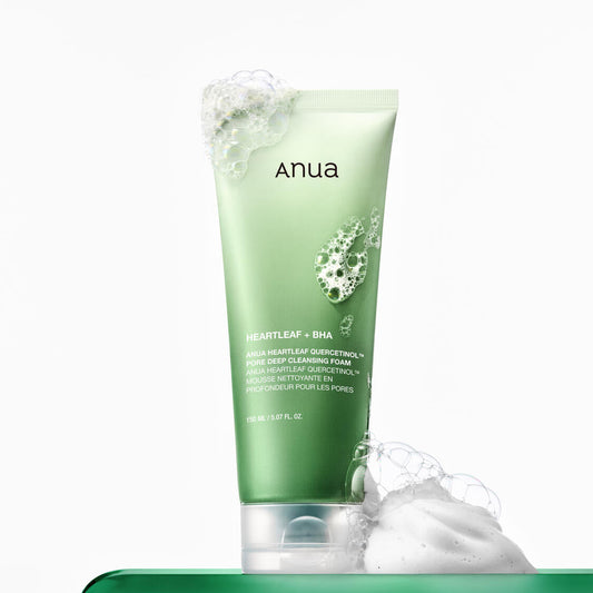 Anua Heartleaf Quercetinol Pore Deep Cleansing Foam - Korean Eden