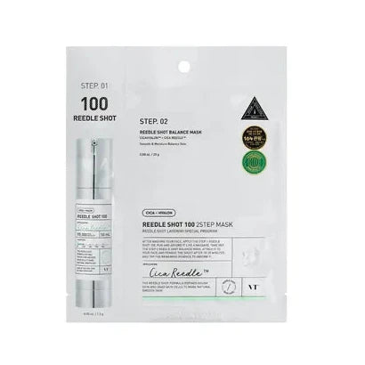 VT Cosmetics Reedle Shot 100 2-Step Mask VT Cosmetics Reedle Shot 100 2-Step Mask