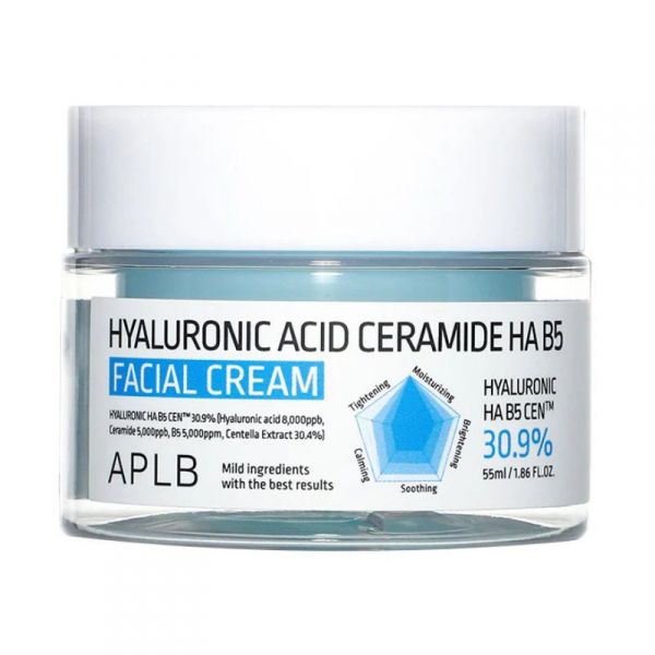 APLB Hyaluronic Acid Ceramide Ha B5 Facial Cream - Korean Eden