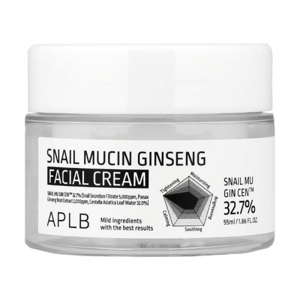 APLB Snail Mucin Ginseng Facial Cream - Korean Eden