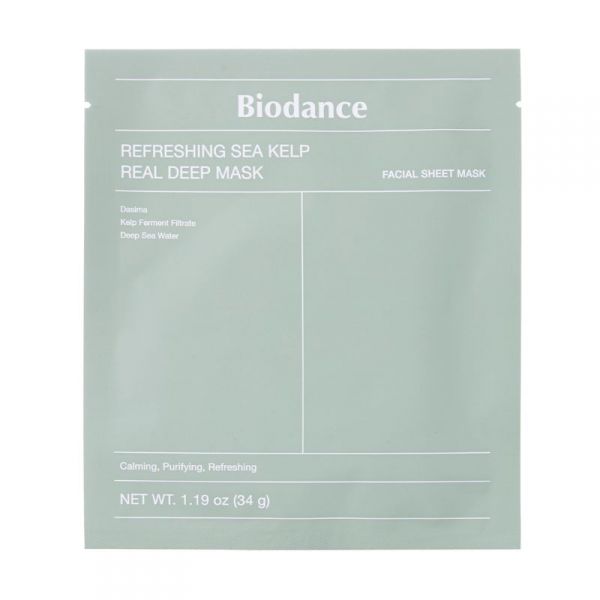 Biodance Refreshing Sea Kelp Real Deep Mask - Korean Eden Biodance Refreshing Sea Kelp Real Deep Mask - Korean Eden
