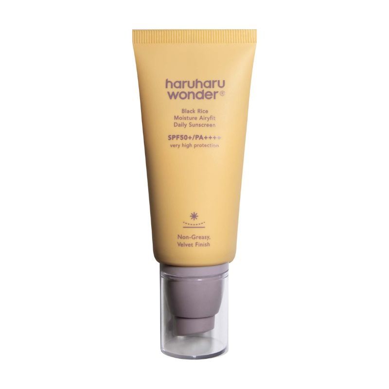 Haruharu WONDER Black Rice Moisture Airyfit Daily Sunscreen SPF50+ PA++++ - Korean Eden Haruharu WONDER Black Rice Moisture Airyfit Daily Sunscreen SPF50+ PA++++ - Korean Eden