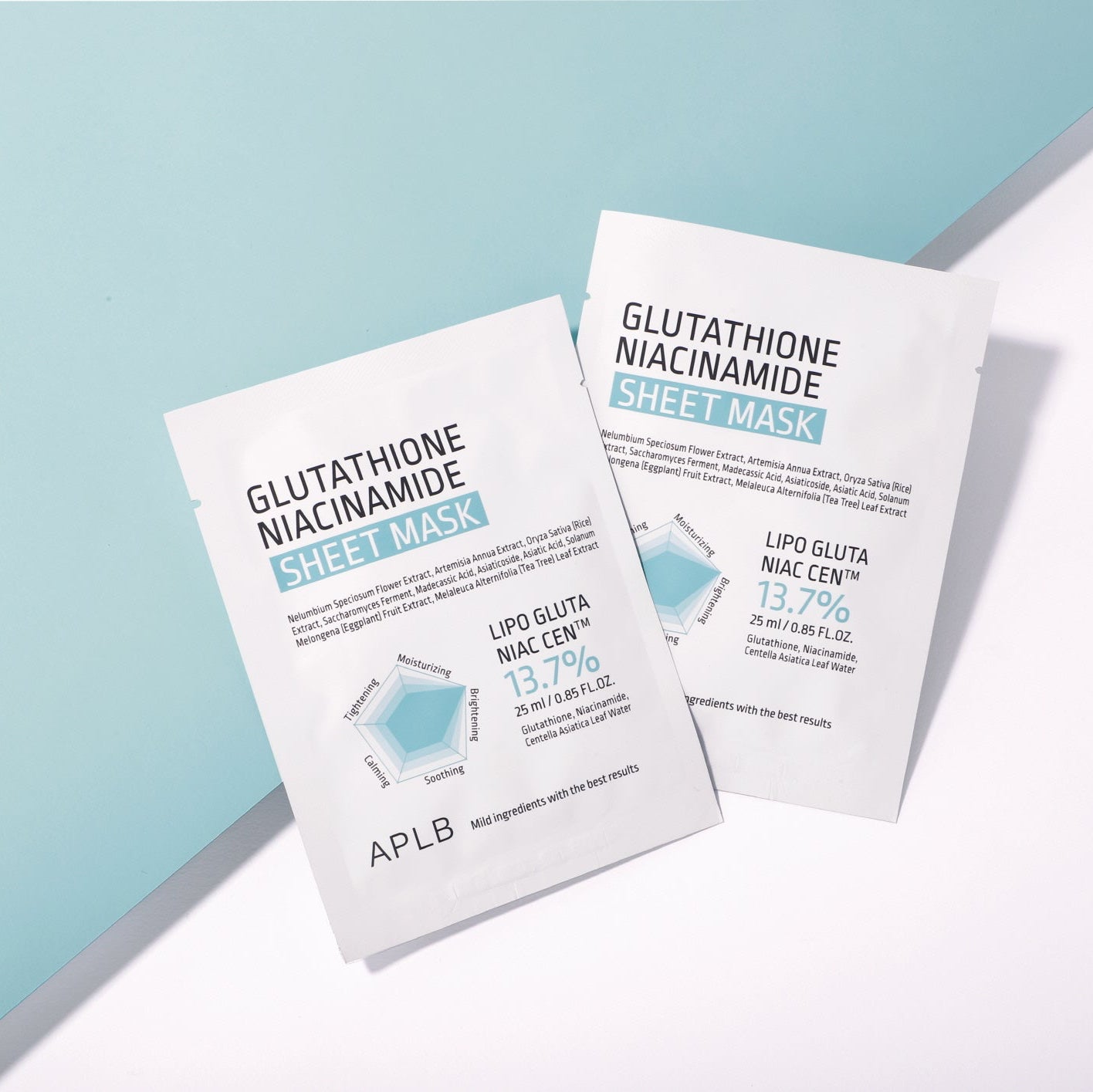 APLB Glutathione Niacinamide Sheet Mask - Korean Eden