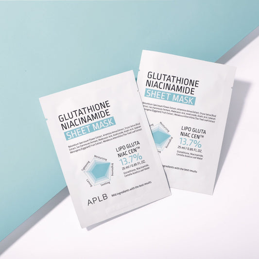 APLB Glutathione Niacinamide Sheet Mask - Korean Eden