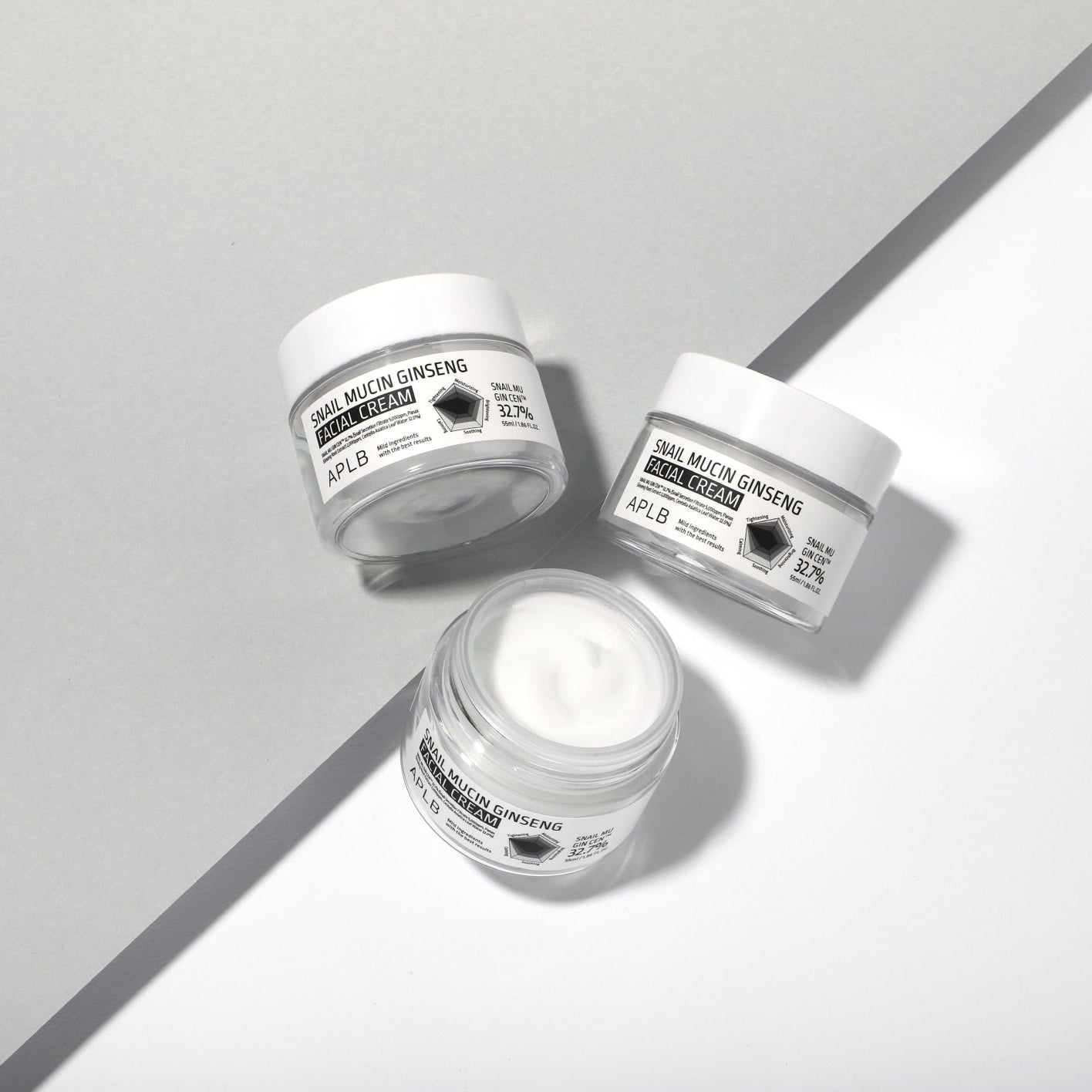 APLB Snail Mucin Ginseng Facial Cream - Korean Eden
