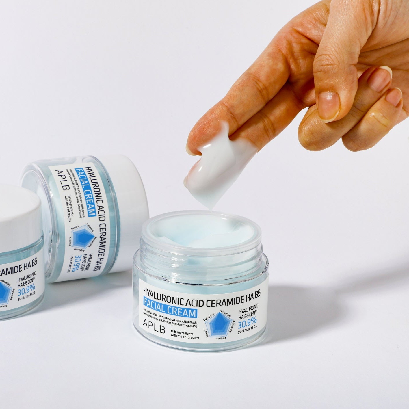 APLB Hyaluronic Acid Ceramide Ha B5 Facial Cream - Korean Eden