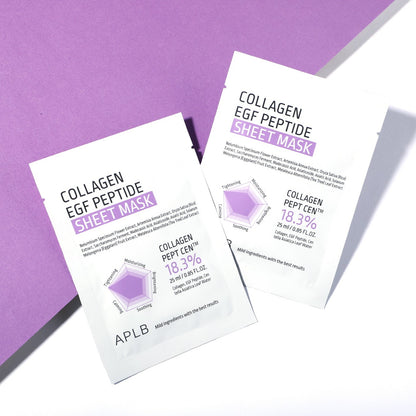 APLB Collagen EGF Peptide Sheet Mask - Korean Eden