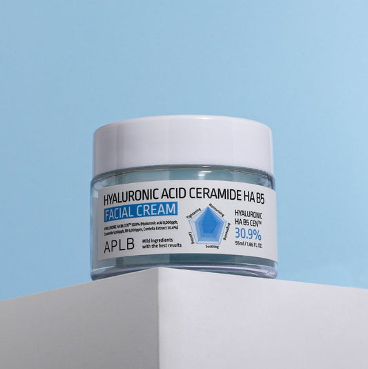 APLB Hyaluronic Acid Ceramide Ha B5 Facial Cream - Korean Eden