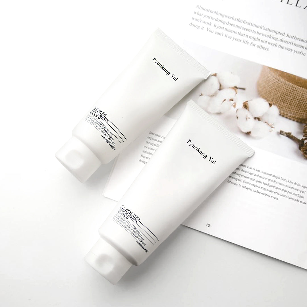 Pyunkang Yul Cleansing Foam and Peeling Gel - Korean Eden