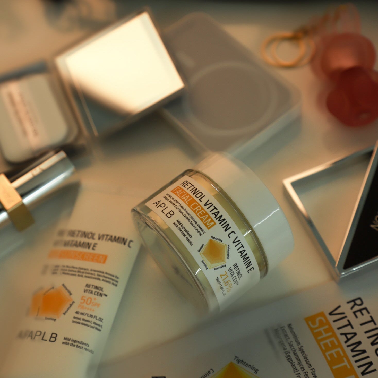 APLB Retinol Vitamin C Vitamin E Facial Cream - Korean Eden