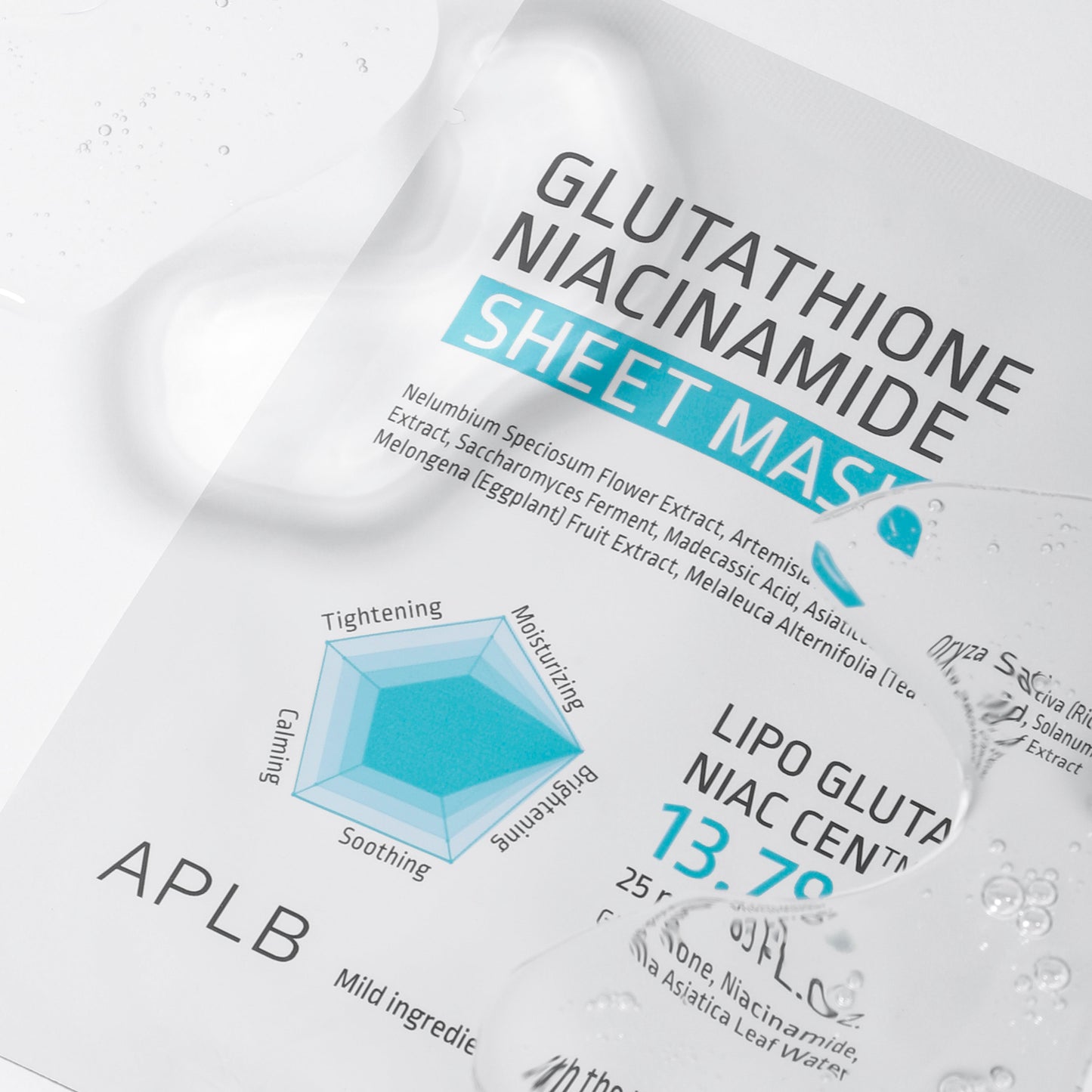 APLB Glutathione Niacinamide Sheet Mask - Korean Eden
