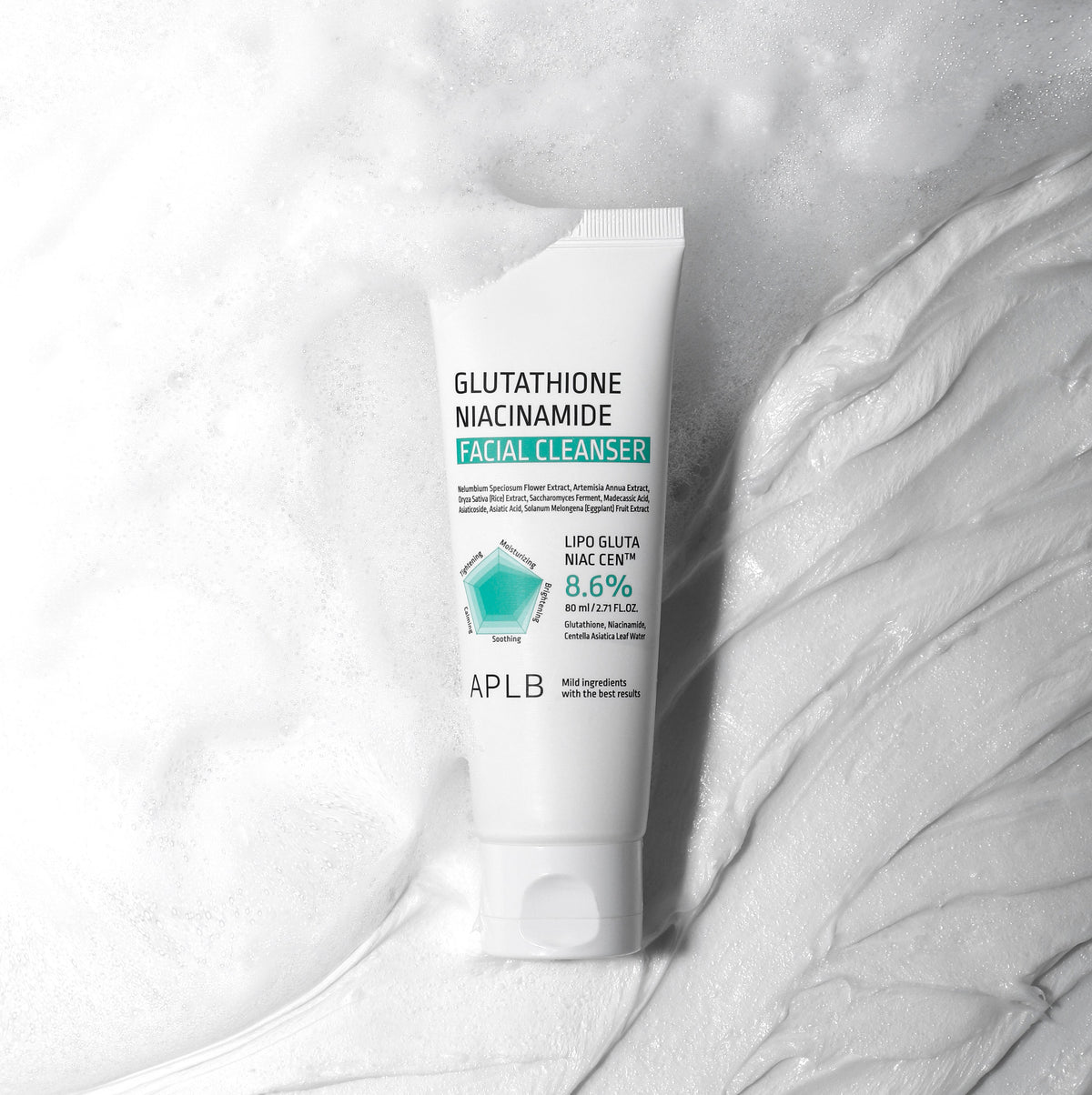 APLB Glutathione Niacinamide Facial Cleanser - Korean Eden