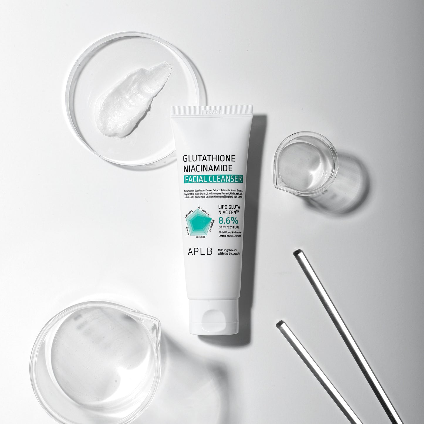APLB Glutathione Niacinamide Facial Cleanser - Korean Eden