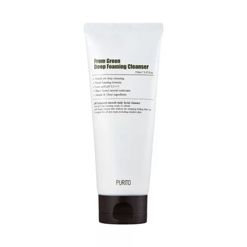 PURITO From Green Deep Foaming Cleanser - Korean Eden