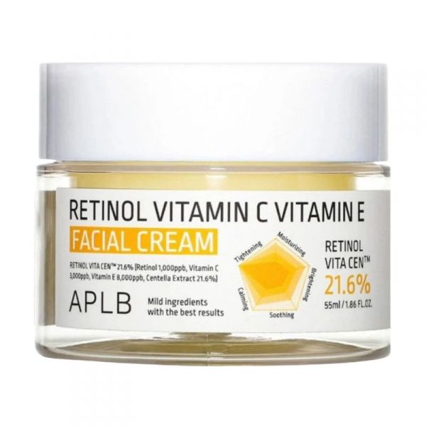 APLB Retinol Vitamin C Vitamin E Facial Cream - Korean Eden
