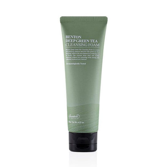 Benton Deep Green Tea Cleansing Foam - Korean Eden