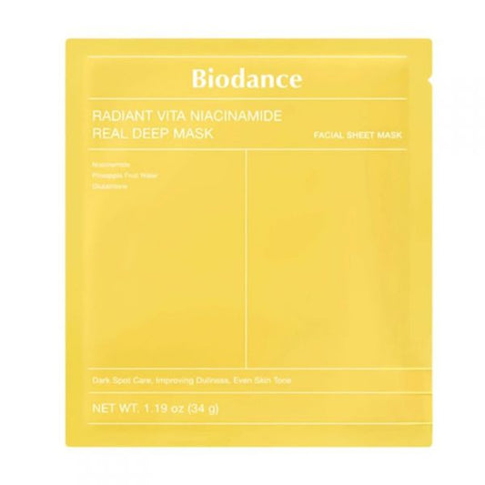 Biodance Radiant Vita Niacinamide Real Deep Mask - Korean Eden