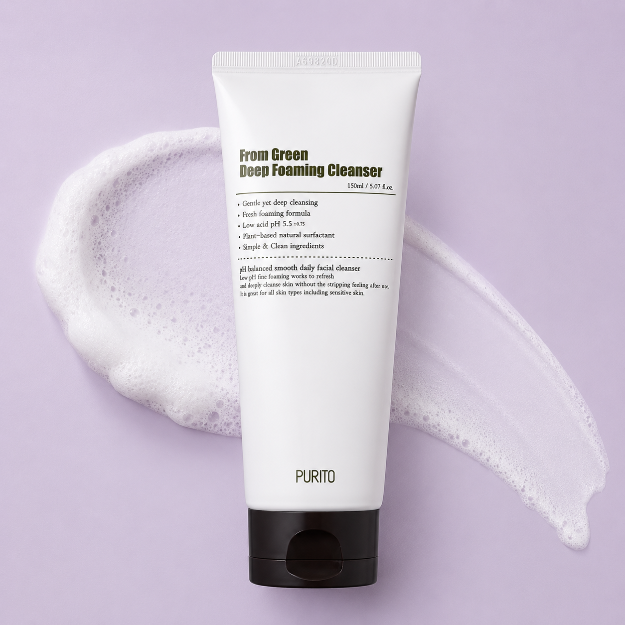 PURITO From Green Deep Foaming Cleanser
