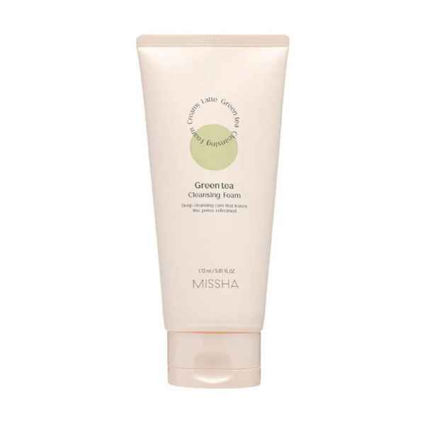 Missha Creamy Latte Green Tea Cleansing Foam