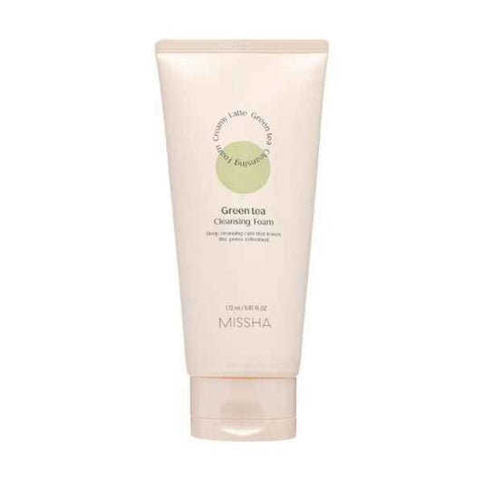 Missha Creamy Latte Green Tea Cleansing Foam