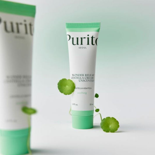 PURITO Wonder Releaf Centella Cream Unscented - Korean Eden