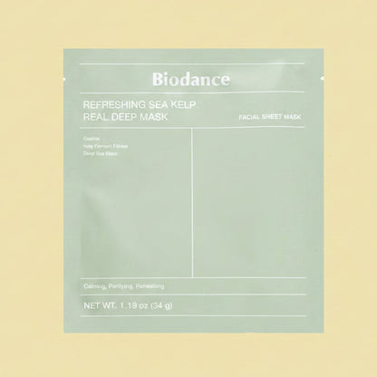 Biodance Refreshing Sea Kelp Real Deep Mask - Korean Eden